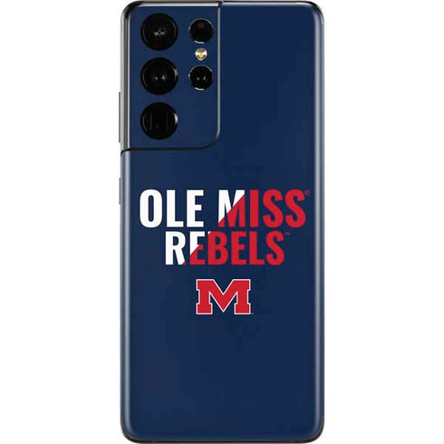 University of Mississippi Ole Miss Rebels Galaxy S21 Ultra 5G Skin